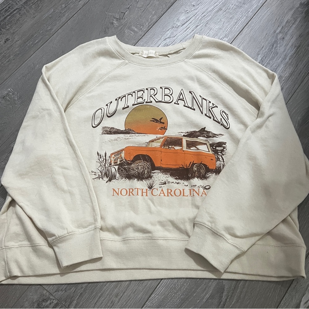 White Altar'd State Outer Banks crewneck sweatshirt